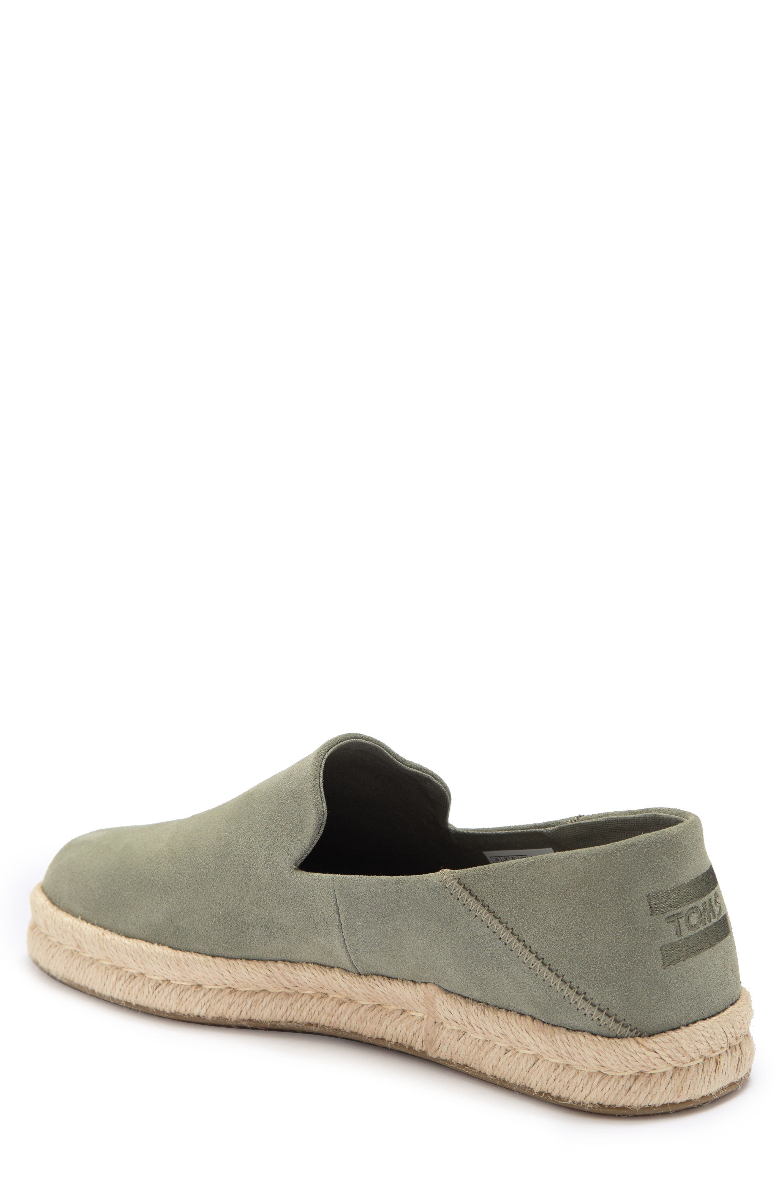 TOMS Santiago Suede Espadrille, Alternate, color, 