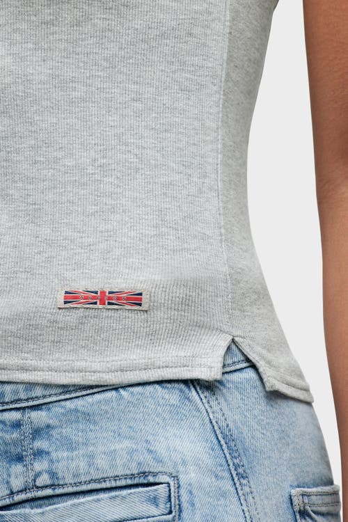 Shop Hudson Jeans Scoop Neck Tank In Heather Grey