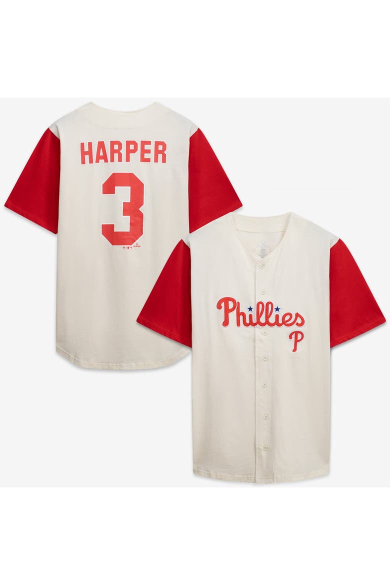 Men's Profile Cream/Red Philadelphia Phillies Big & Tall Two-Color Fashion Jersey, Main, color, Cream