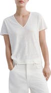 MANGO Linen Top
