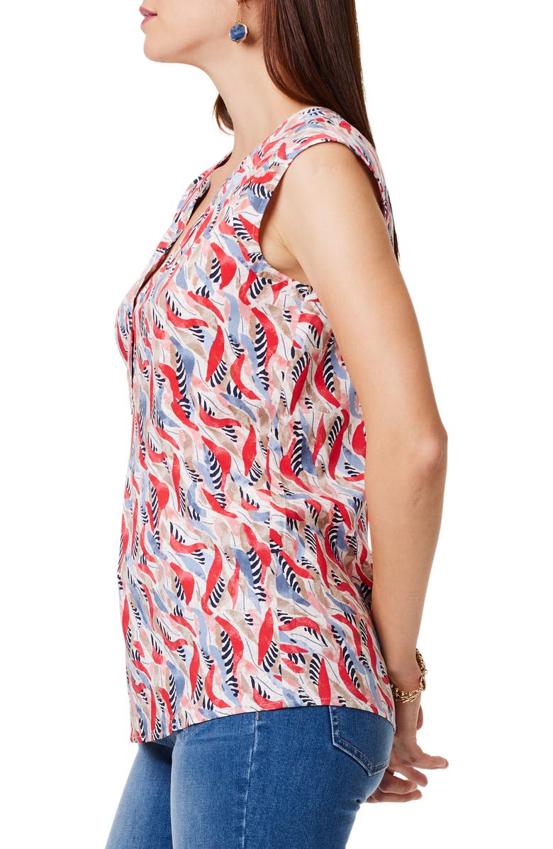 NIC+ZOE Coral Waves Tank Top, Alternate, color,