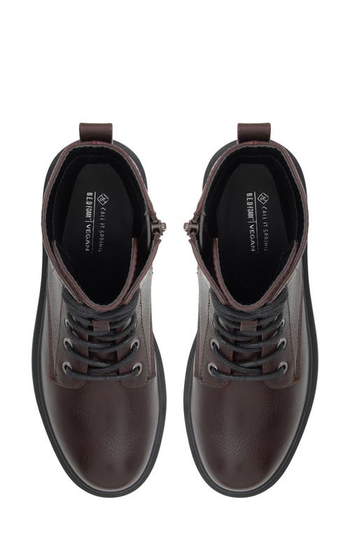 Call It Spring By Aldo Jadyn Platform Combat Boot In Burgundy