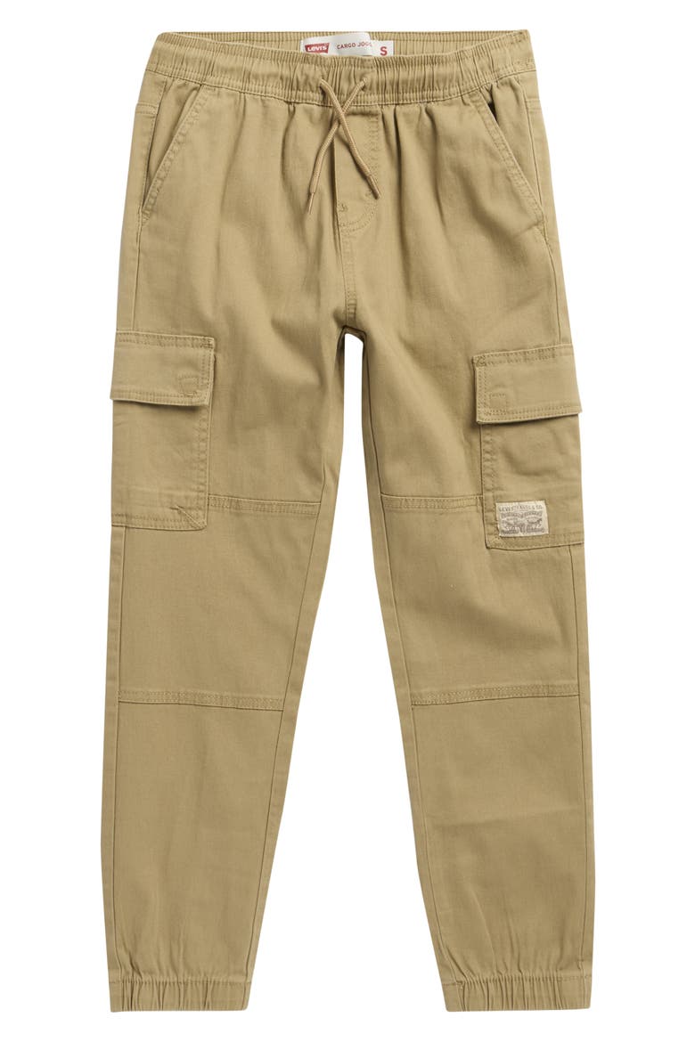 Kids' Relaxed Cargo Joggers, Main, color, HARVEST GOLD