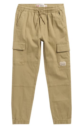 Levi's® Kids' Relaxed Cargo Joggers In Brown