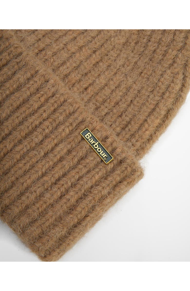 Barbour Meryl Cuff Beanie, Alternate, color, Military Brown