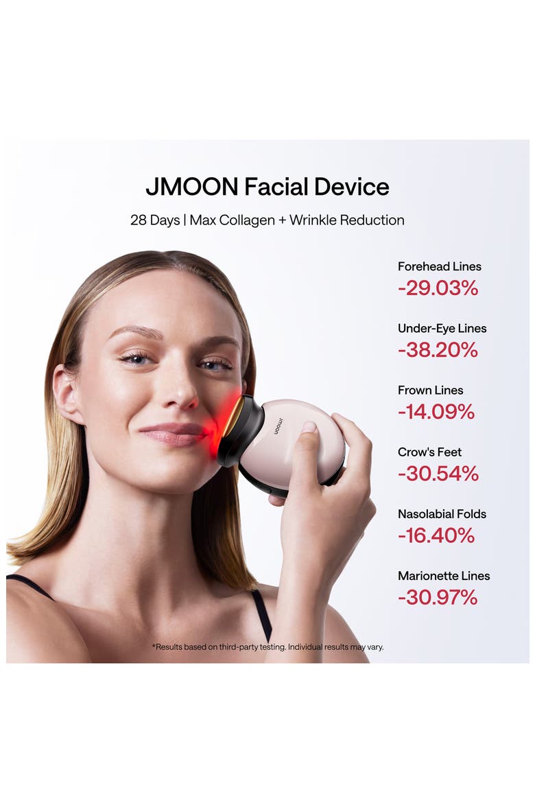 JMOON by Ulike UCollagen+ Microcurrent + LED Light Therapy Device, Alternate, color, UCOLLAGEN / PINK