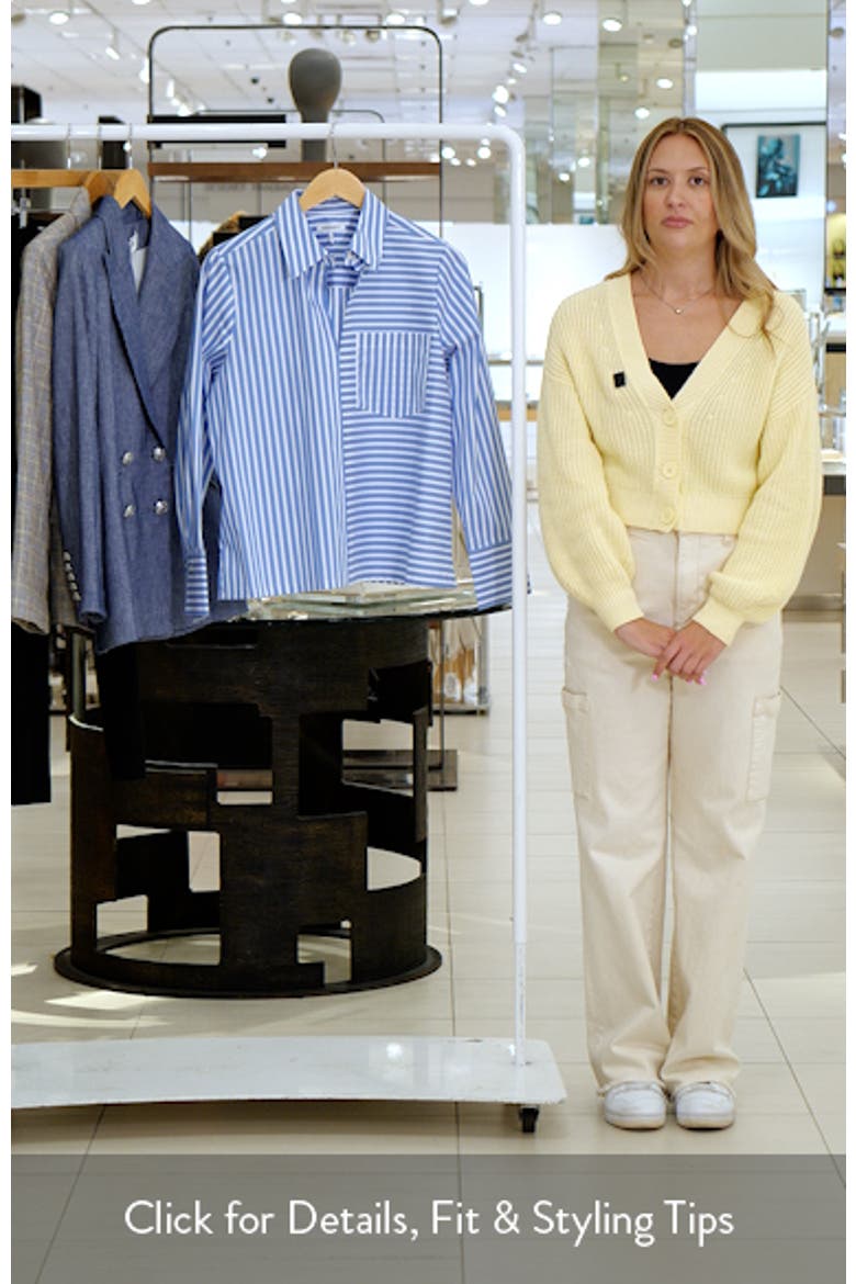 Bella Stripe Popover Top video