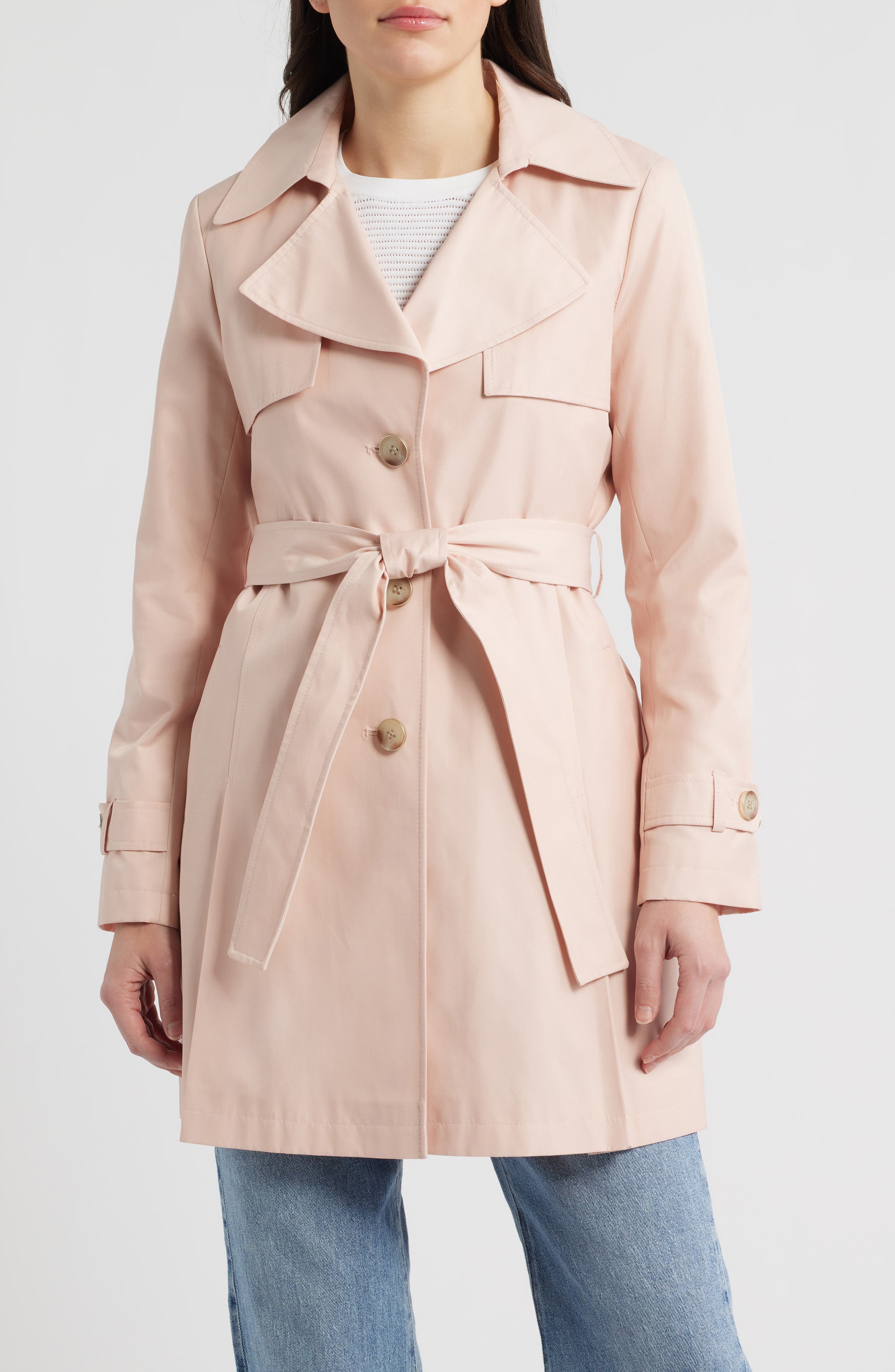 Water Resistant Cotton Blend Trench Coat - image 3