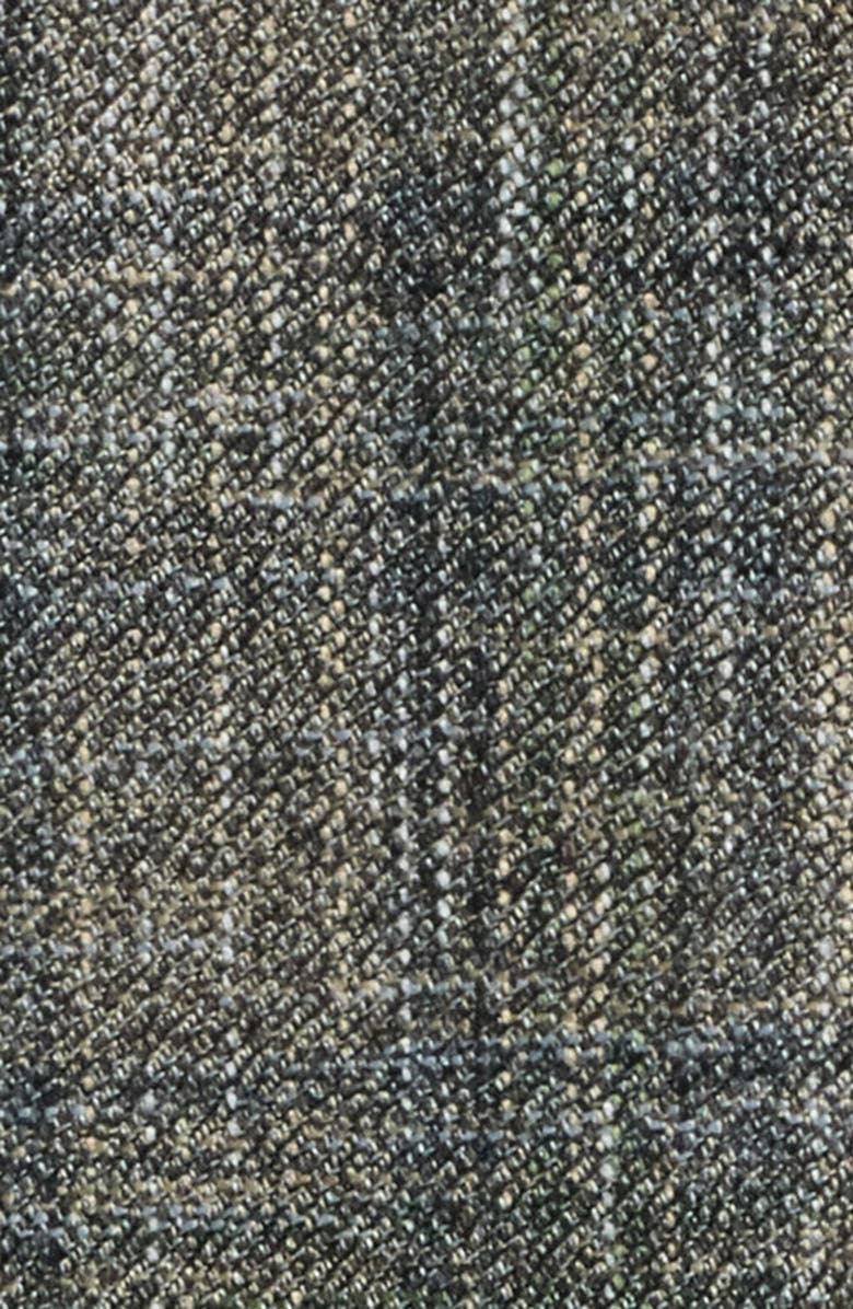 Jack Victor Midland Contemporary Fit Marled Plaid Wool Blend Sport Coat, Alternate, color, Grey