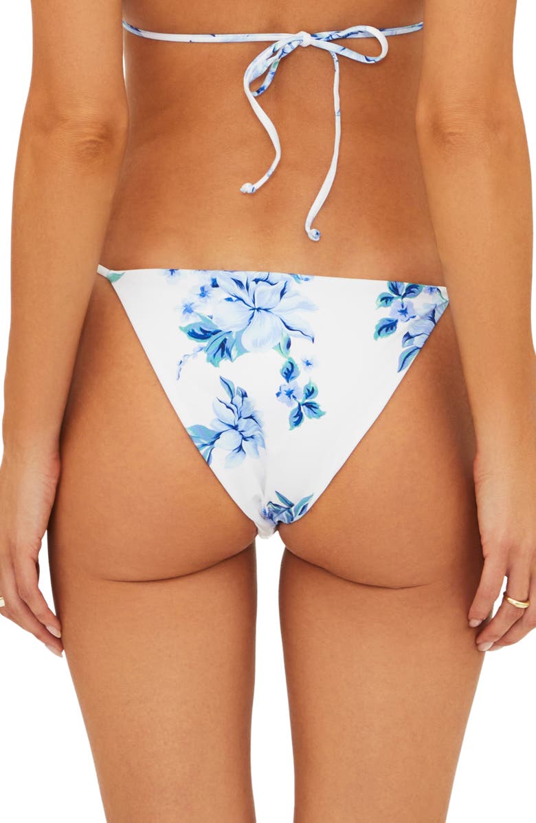 Beach Riot Soleil Side Tie Bikini Bottoms, Alternate, color, Blushing Blooms