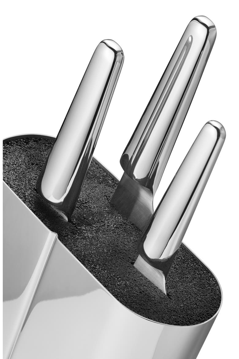 Alfredo Stainless Steel Knife Stand, Alternate, color, STAINLESS STEEL