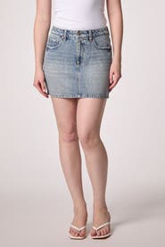 BLUE REVIVAL On The Edge Mini Skirt