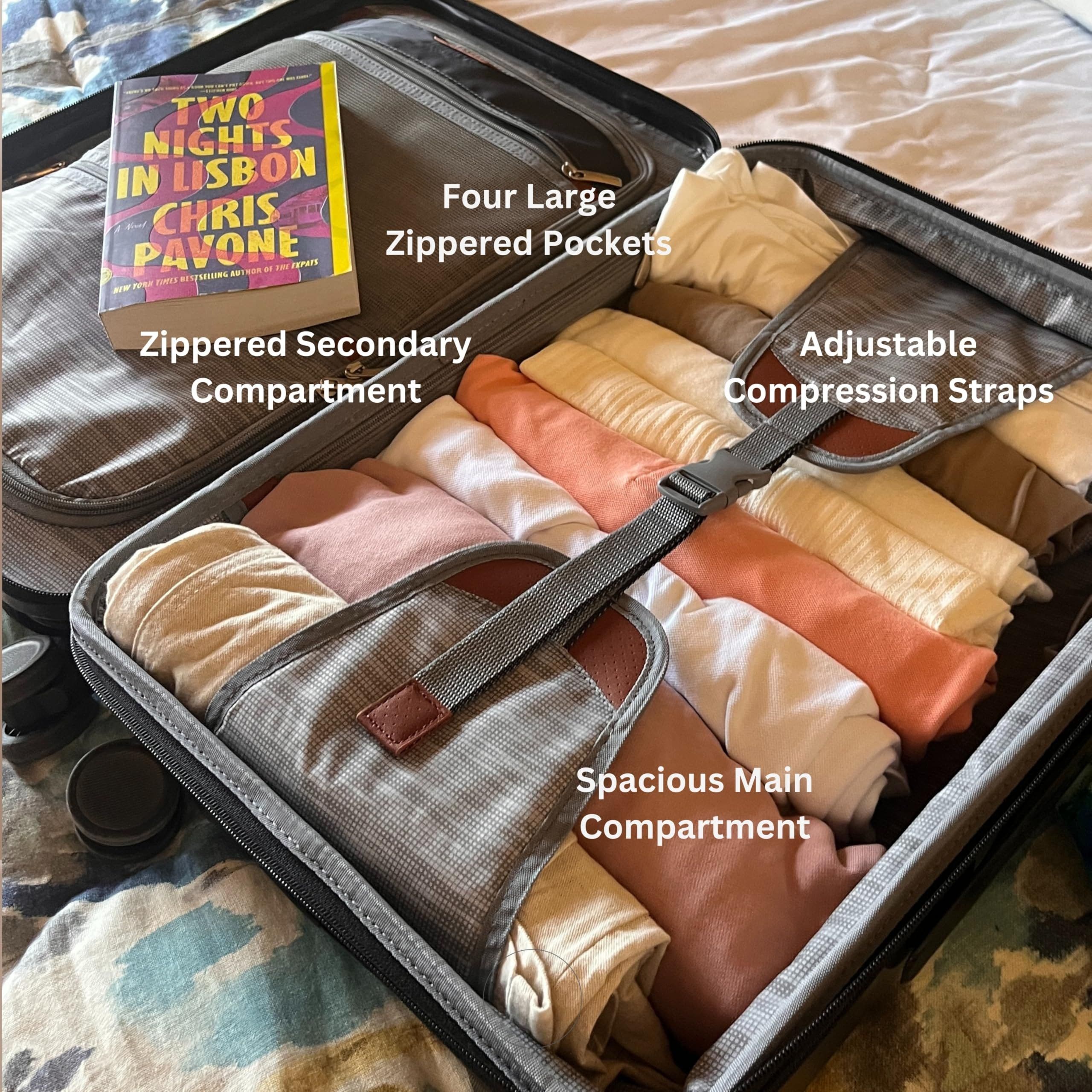 Ricardo Beverly Hills Montecito 2.0 Hardside Suitcase, 25" Checked, Alternate, color, Champagne