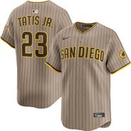 Nike Men's Nike Fernando Tatis Jr. Khaki San Diego Padres Alternate Limited Player Jersey