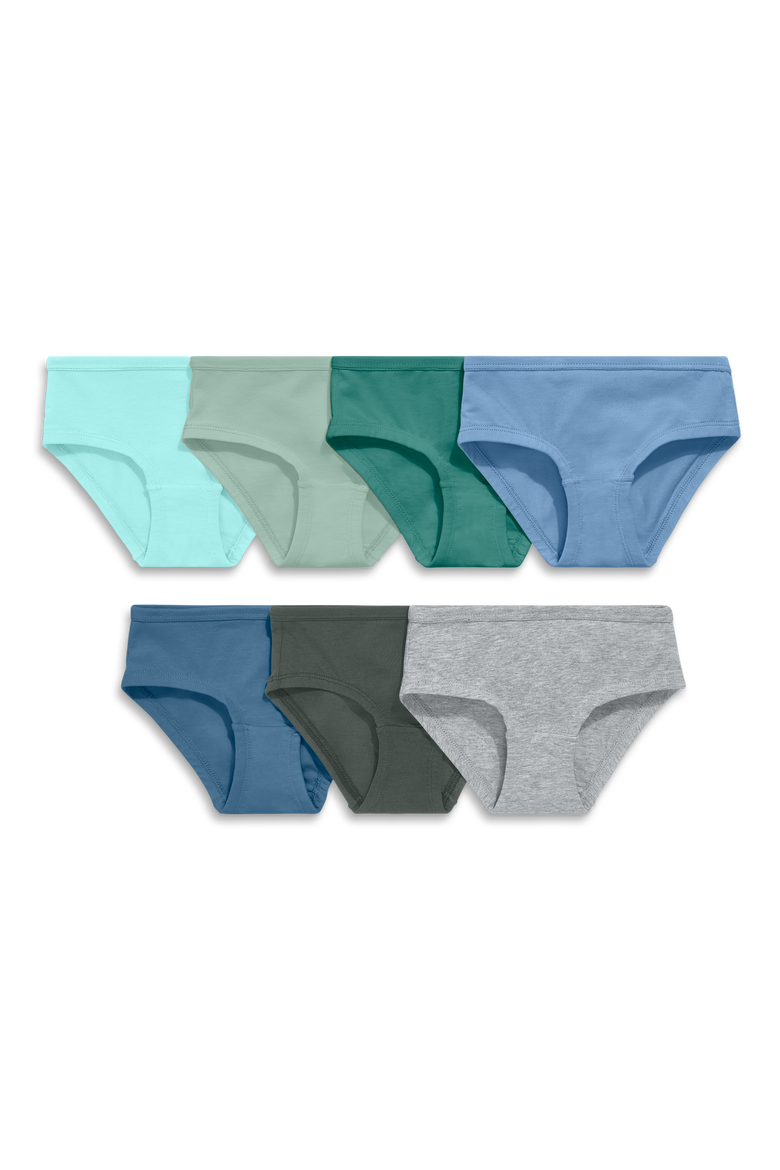 Kids Bikini 7-Pack, Main, color, Neutral Underwear Mix