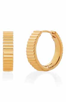 Monica Vinader Disco Huggie Hoop Earrings