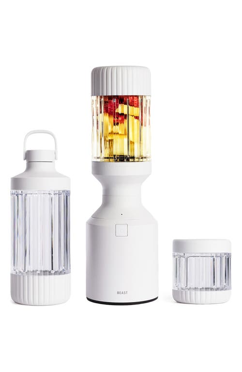 Beast Health Mega 1200 Blender Set In Cloud White