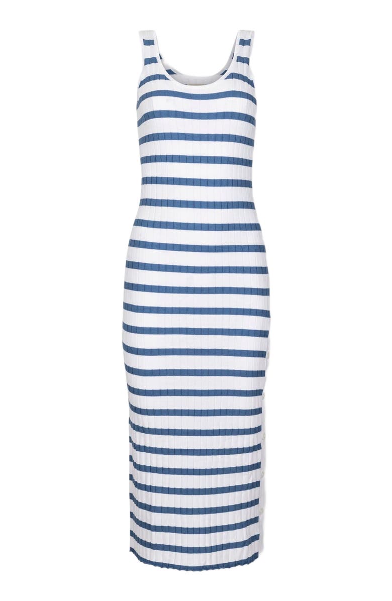 Hope & Henry Women's Organic Rib Knit Maxi Dress with Slit, Alternate, color,