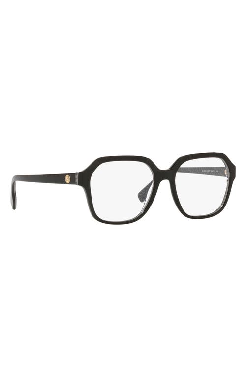 Burberry 54mm Square Optical Glasses In Brown