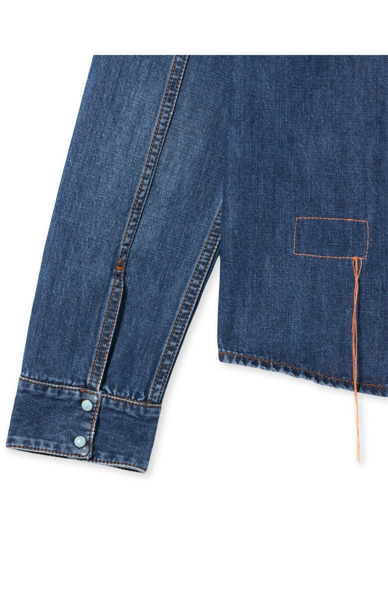 Fortela Brigitter Embroidered Denim Shirt, Alternate, color, Multicolor