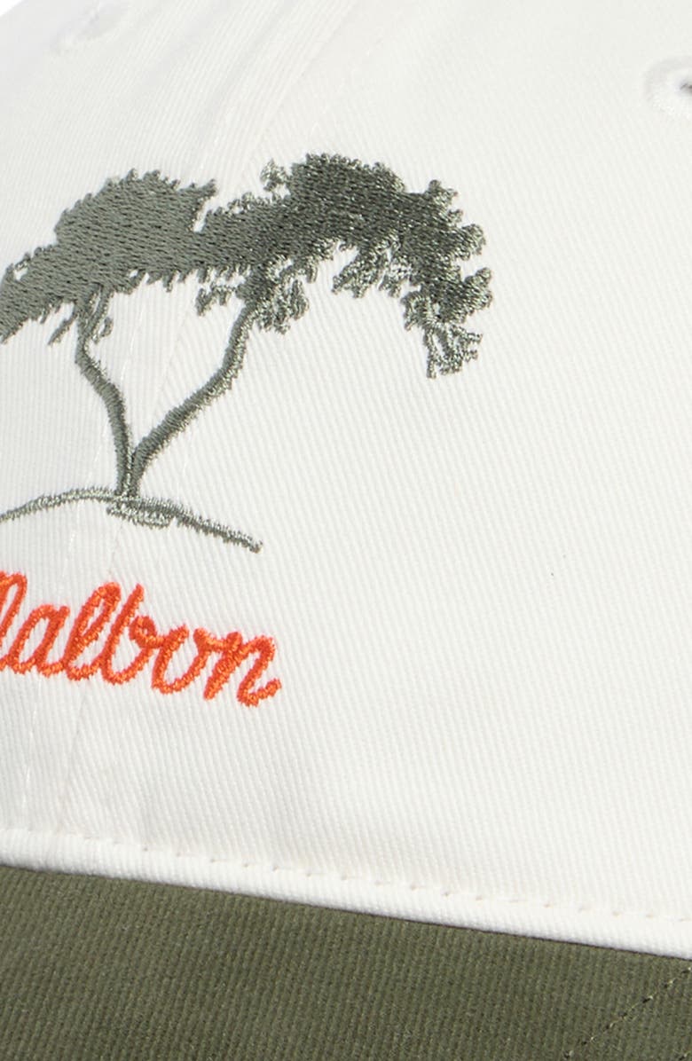 Malbon Golf Torrey Pines Adjustable Dad Cap, Alternate, color, Egret