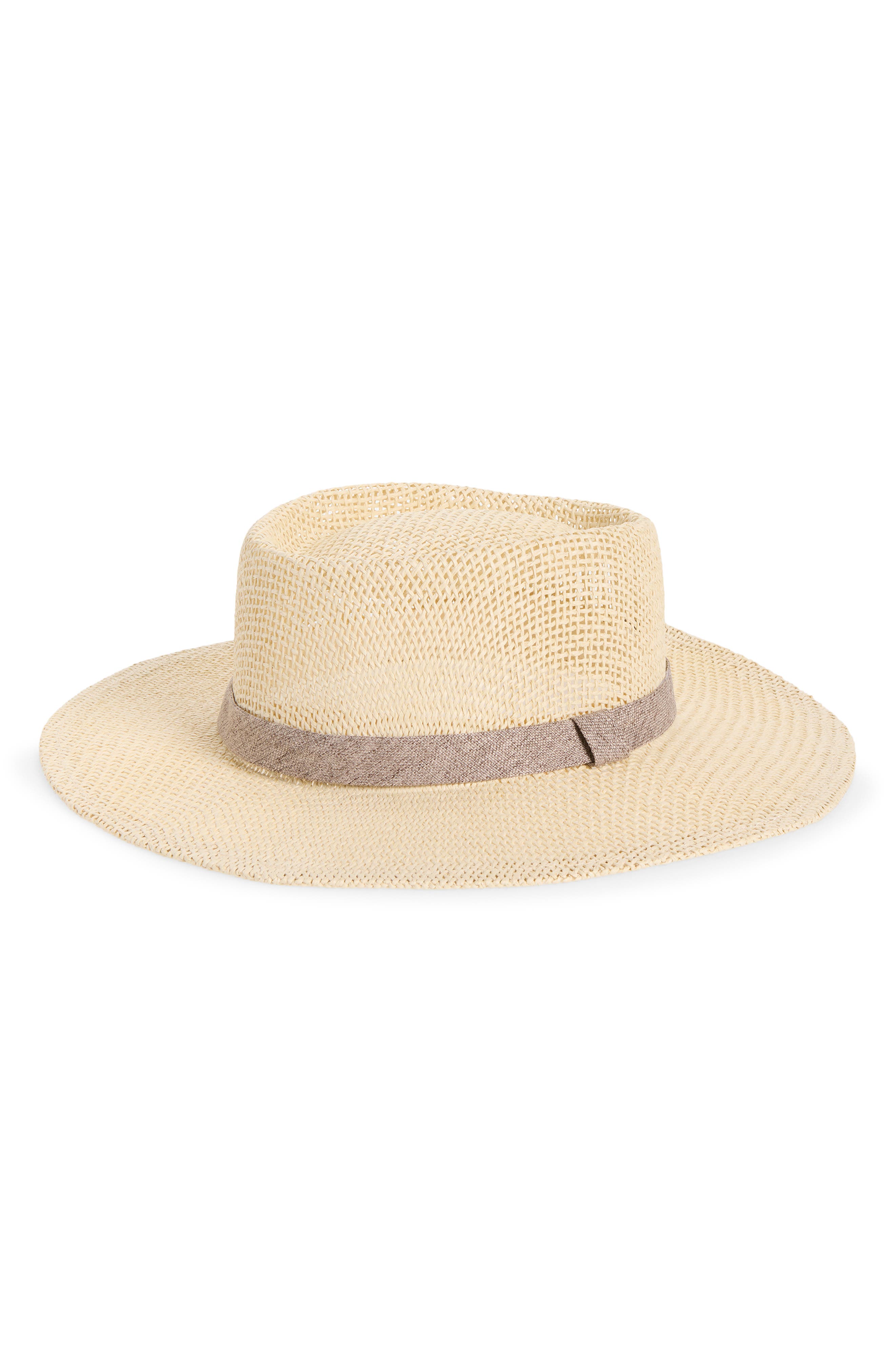 NORDSTROM RACK Straw Gambler Hat