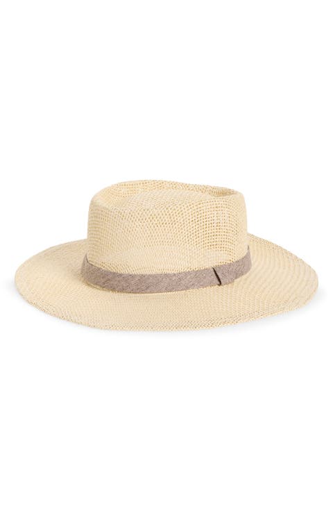 Straw Gambler Hat