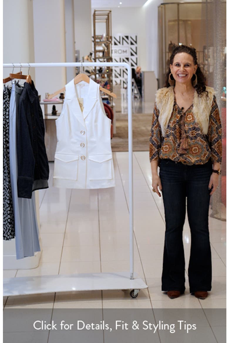 Lisa Tailored Cotton Blend Vest video