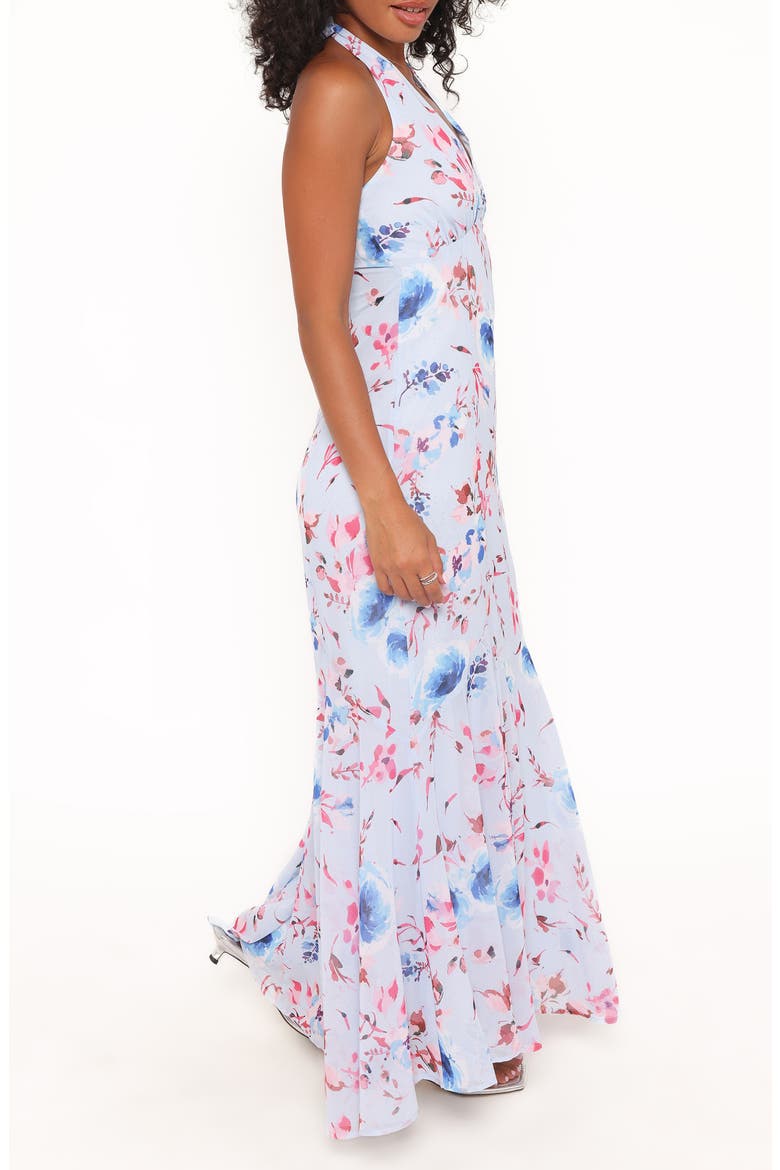 Lavie Floral Maxi Dress, Alternate, color, BLUE FLORAL