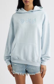 PacSun Embroidered Seashell Cotton Blend Hoodie