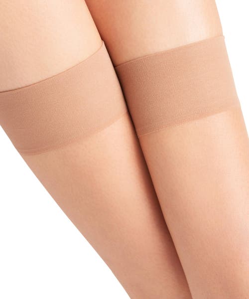 Falke Shelina 12 Denier Ultra Sheer Dress Socks In Neutral