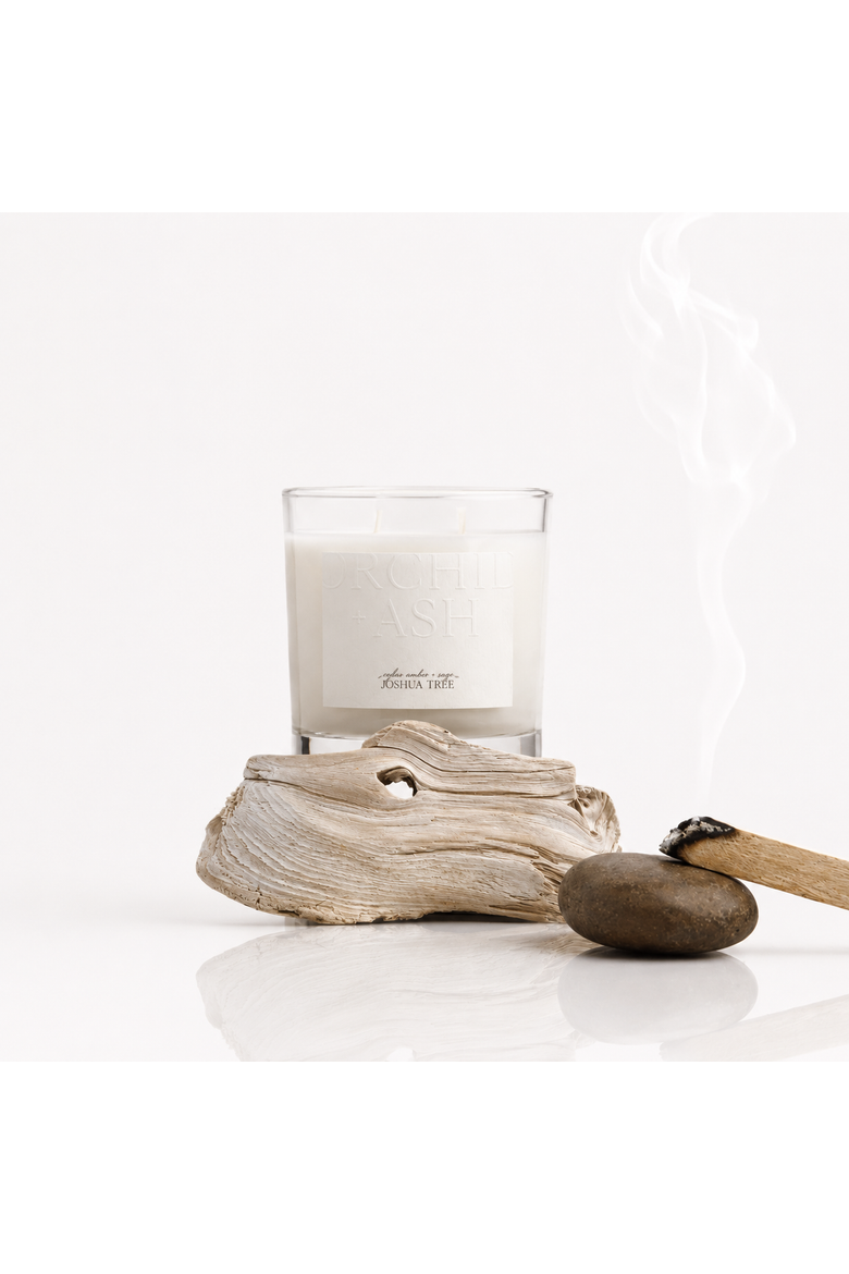 Joshua Tree Natural Candle - Palo Santo + Sage, Alternate, color, None