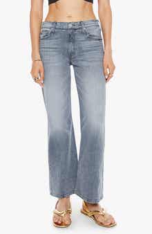 MOTHER The Bookie Ankle Wide Leg Jeans
