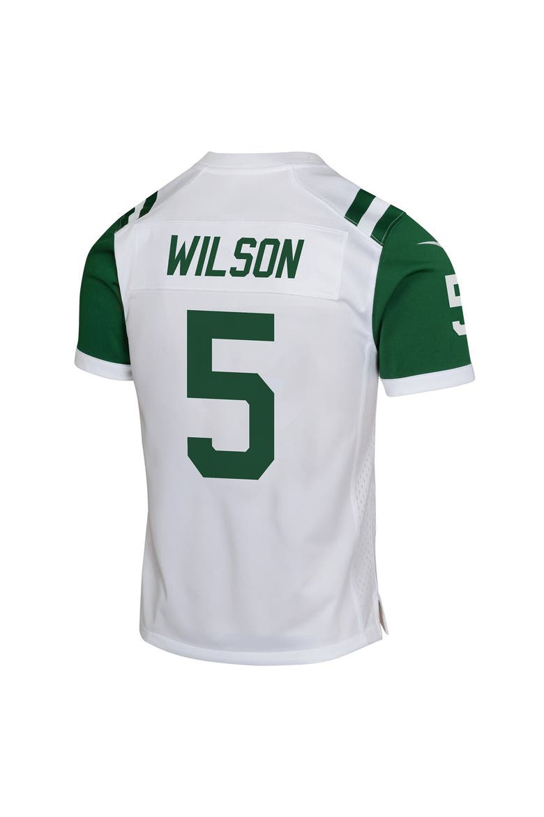 Youth Nike Garrett Wilson White New York Jets Classic Alternate Game Jersey, Alternate, color, White