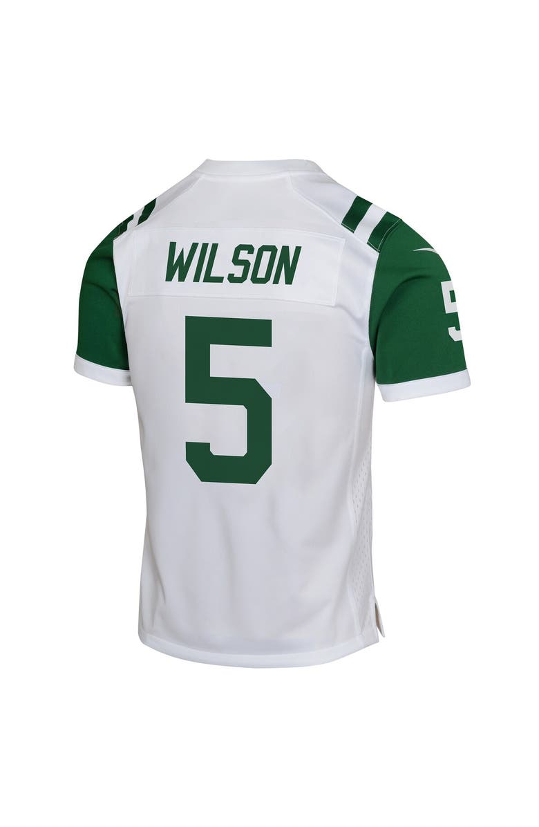 Nike Youth Nike Garrett Wilson White New York Jets Classic Alternate Game Jersey, Alternate, color, White