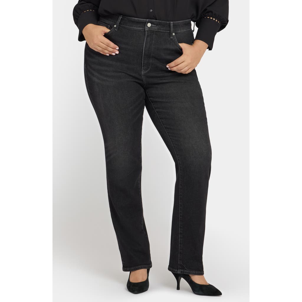 Nydj Marilyn High Rise Straight Leg Jeans In Paris Lights In Blue