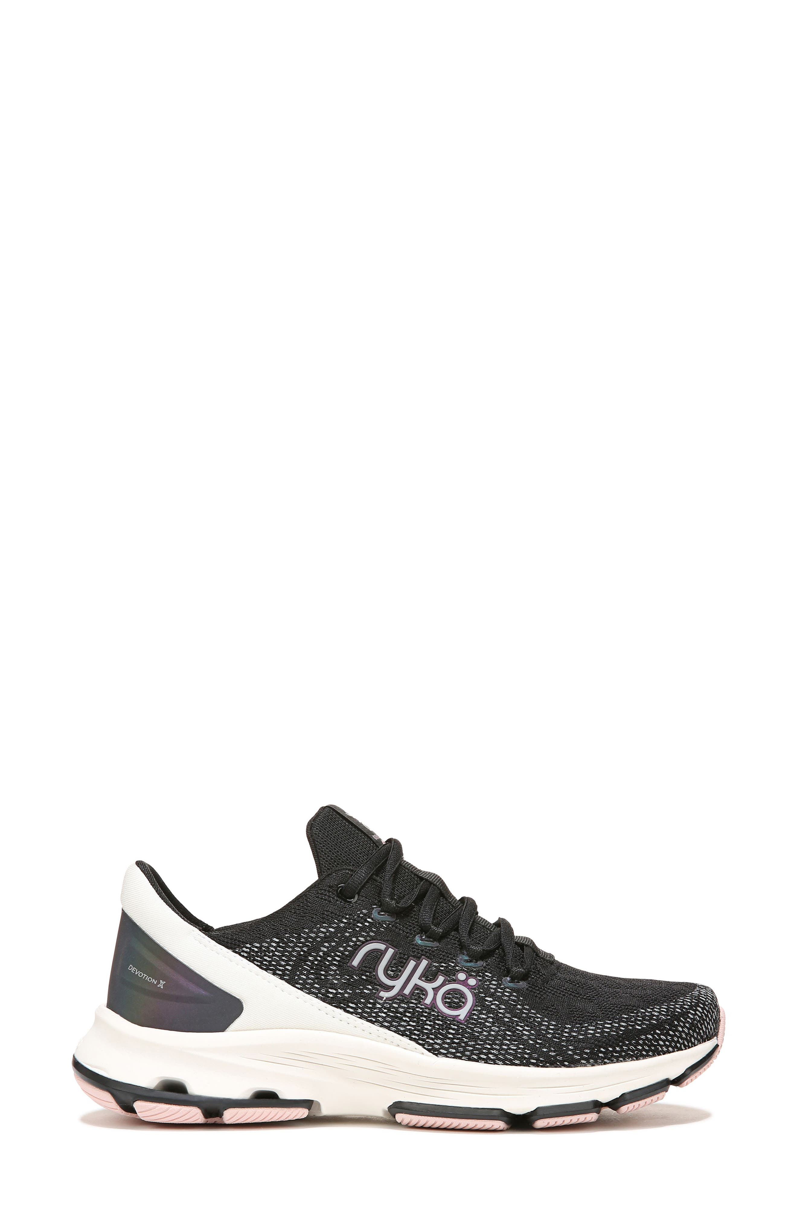 Rykä Devotion X Walking Sneaker, Alternate, color, Black
