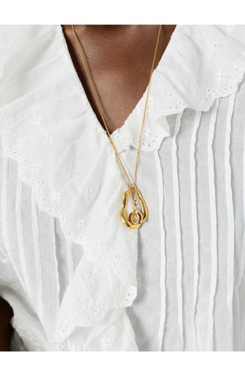 GERARD DAREL Ceylia Embroidered Ruffle Detail Shirt, Alternate, color, White