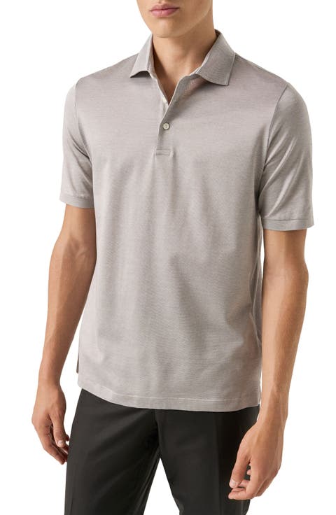 Filo Di Scozia Jacquard Polo