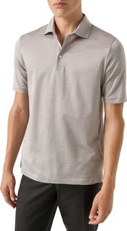 Eton Filo Di Scozia Jacquard Polo