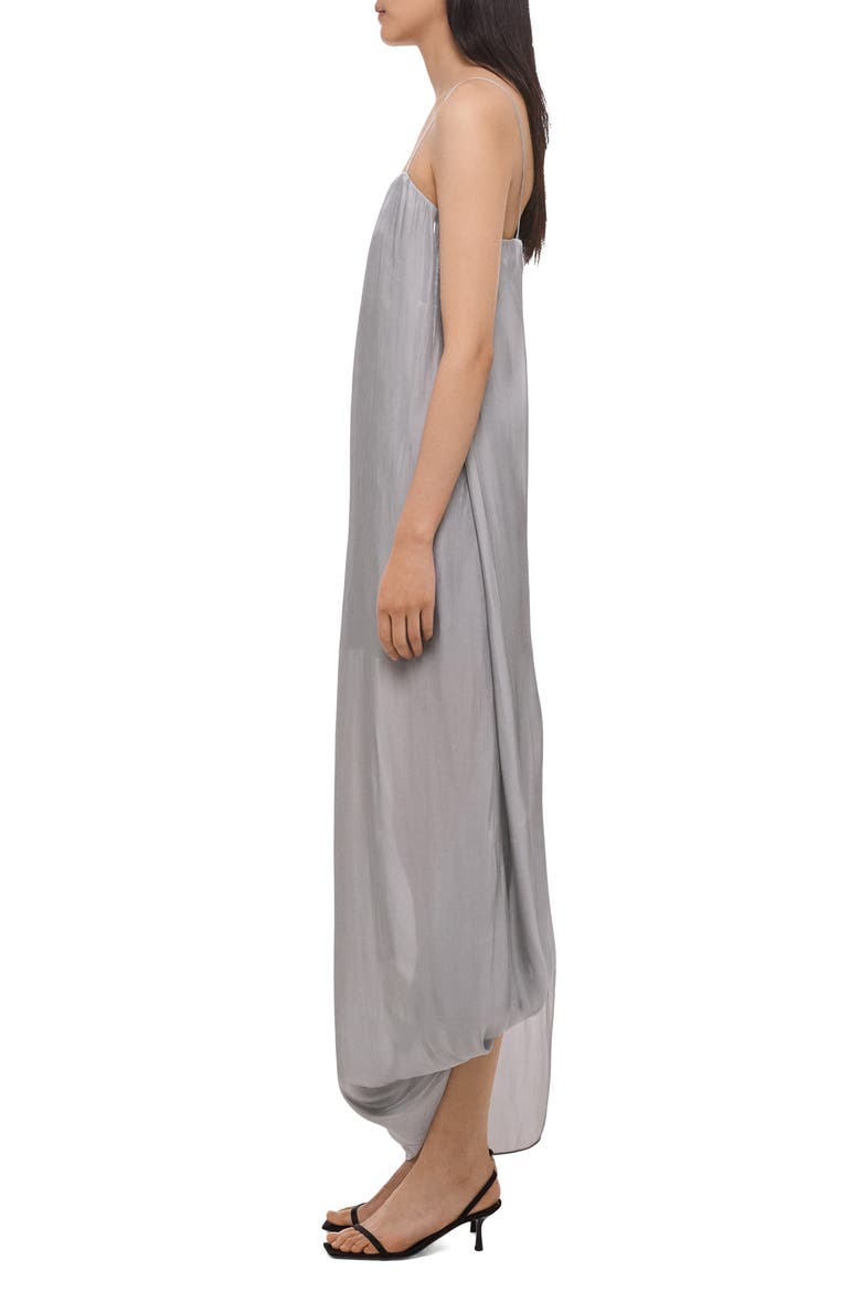 Fluid Asymmetric Hem Maxi Dress, Alternate, color, CLOUD