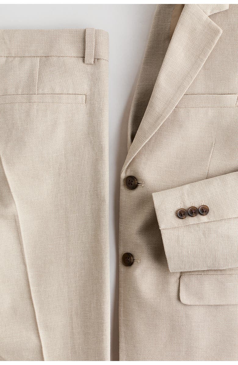 H&M Linen-blend suit, Alternate, color, 