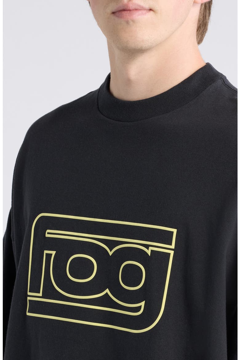 Graphic Cotton Jersey Merch Tee, Alternate, color, VINTAGE BLACK