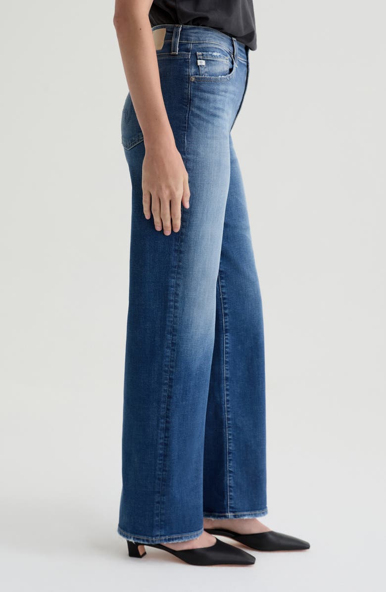 AG Kora High Waist Wide Leg Jeans, Alternate, color, Fable