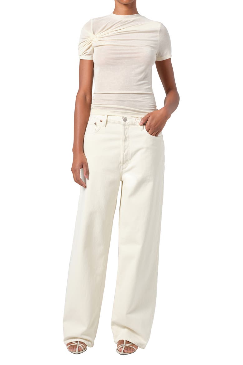 Low Slung Baggy Jeans, Alternate, color, SOLAR