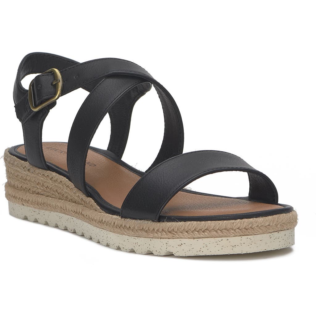 LUCKY BRAND LUCKY BRAND TRIANNA STRAPPY PLATFORM SANDAL