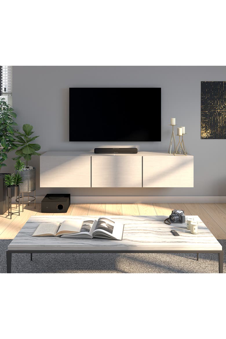 SR-C30A 2.1 Channel Compact Sound Bar System with Wireless 50W Subwoofer, Alternate, color, Black