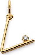 Monica Vinader Lab Grown Diamond Initial Pendant (Online Trunk Show)
