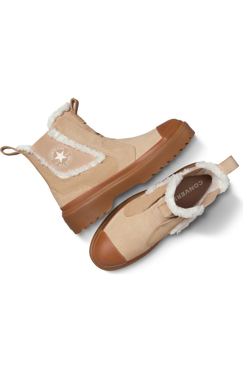 Converse Kids' Chuck Taylor<sup>®</sup> All Star<sup>®</sup> Chelsea Boot, Alternate, color, Warm Quarry/ Egret/ Gum