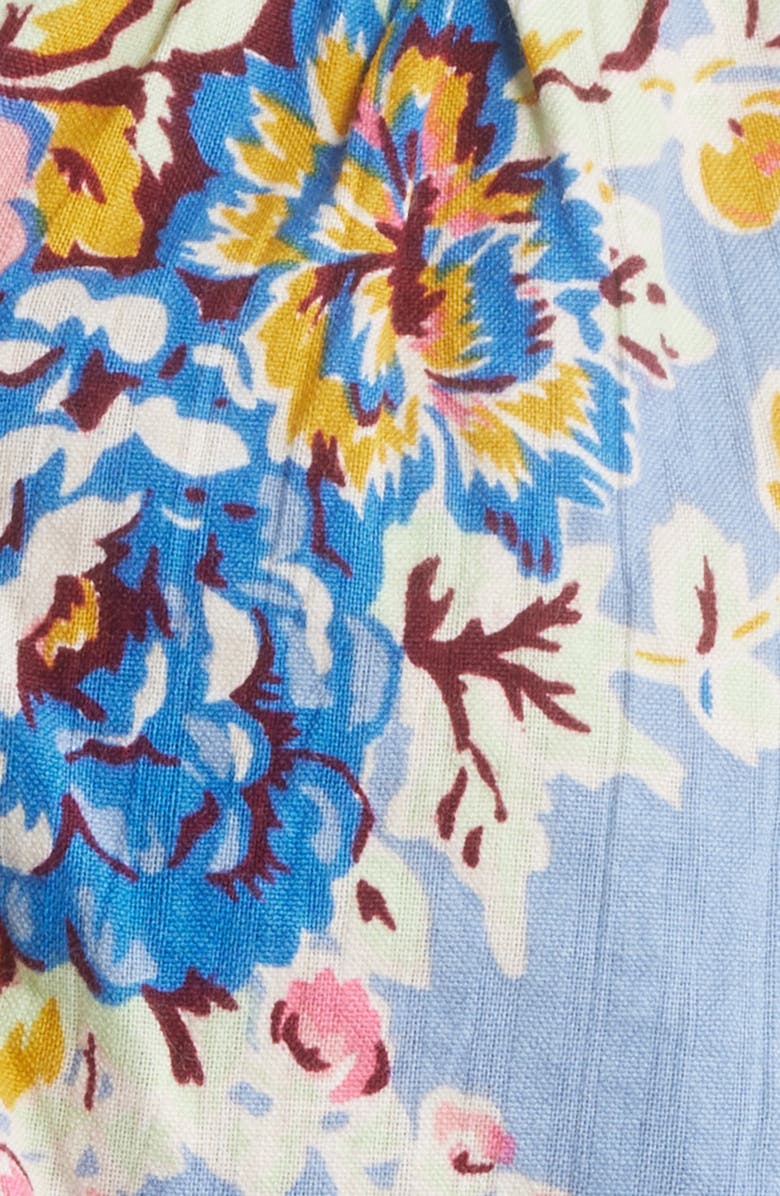 LOVE THE LABEL Sara Floral Cotton Top, Alternate, color, 